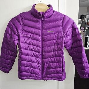 Marmot Melia 700 Fill Duck Down Purple Puffer Winter Jacket Coat XL
